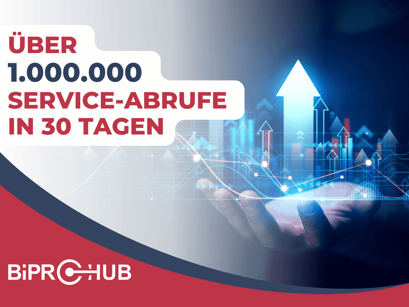 BIPRO Hub wächst weiter: Über 1 Million Service-Abrufe in 30 Tagen