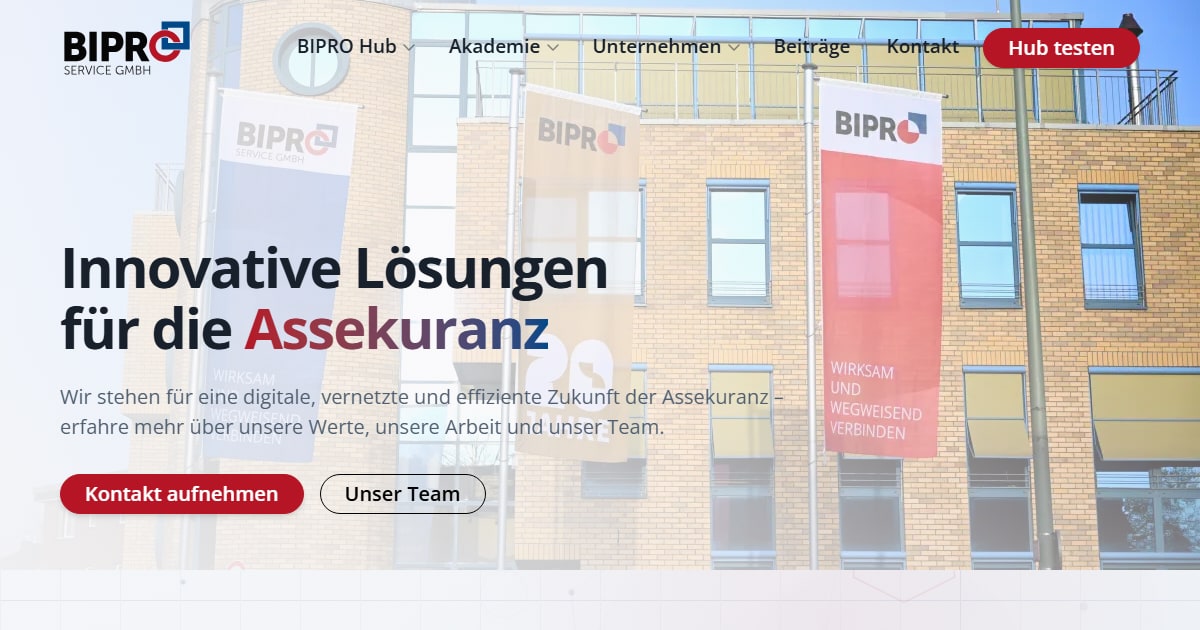 Über uns | BIPRO Service GmbH